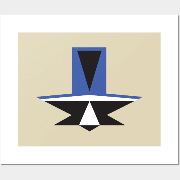 Deltan insignia from 'Space: 1999' Wall Art by RichardFarrell